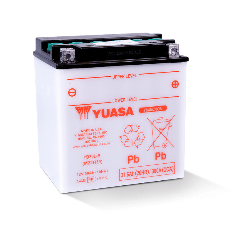 YUASA YB30L-B      YUASA U.S.A. HARLEY/POLARIS YB30L-B