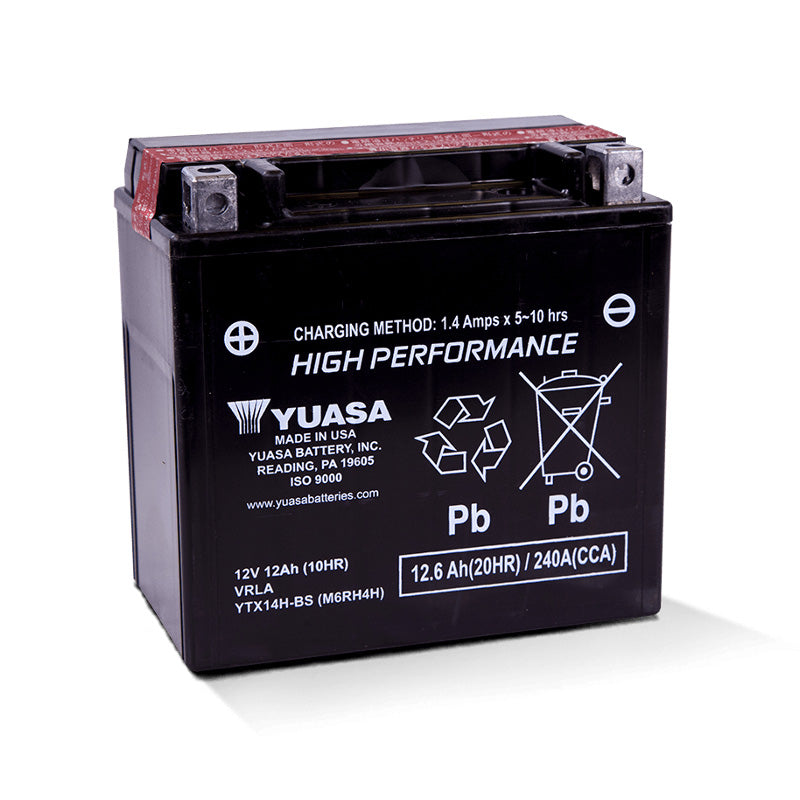 YUASA YTX14H-BS (YB14-A2YB14-B2)YUASA U.S.A. YTX14H-BS