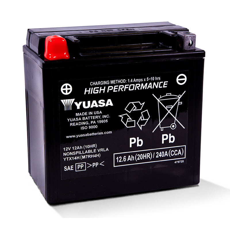 YUASA FA YTX14H ACTIVEE    YUASA USA (YTX14H-BS) YTX14H