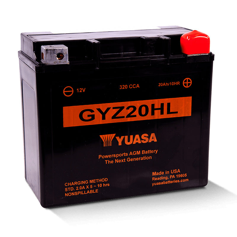 YUASA FA GYZ20HL ACTIVATED YUASA USA NEW TECHNOLOGY GYZ20HL