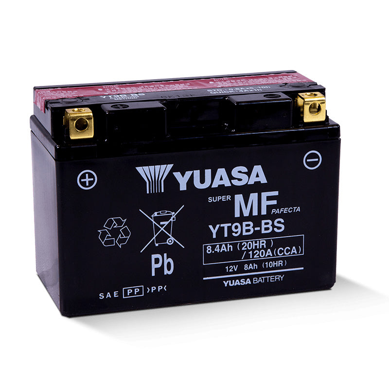 YUASA YT9B-BS NON ACTIVATED YUASA TW (YT9B-4). YT9B-BS