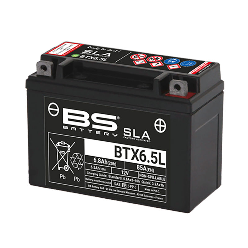 BS BATTERY SLAS BTX6.5L BS BATTERY (YTX6.5L BS) 300904