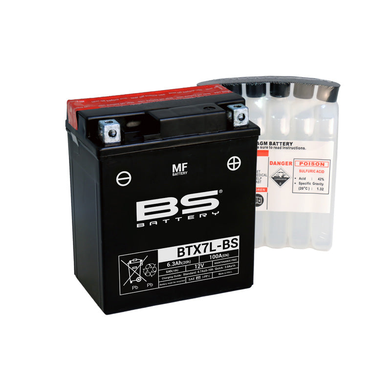 BS BATTERY BS MF - BTX7L-BS (YTX7L-BS) YTX7L-BS