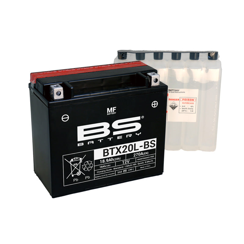 BS BATTERY BS MF - BTX20L-BS (YTX20L-BS) YTX20L-BS