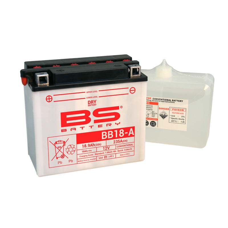 BS BATTERY YB18-A (BB18-A) BS BATTERY YB18-A