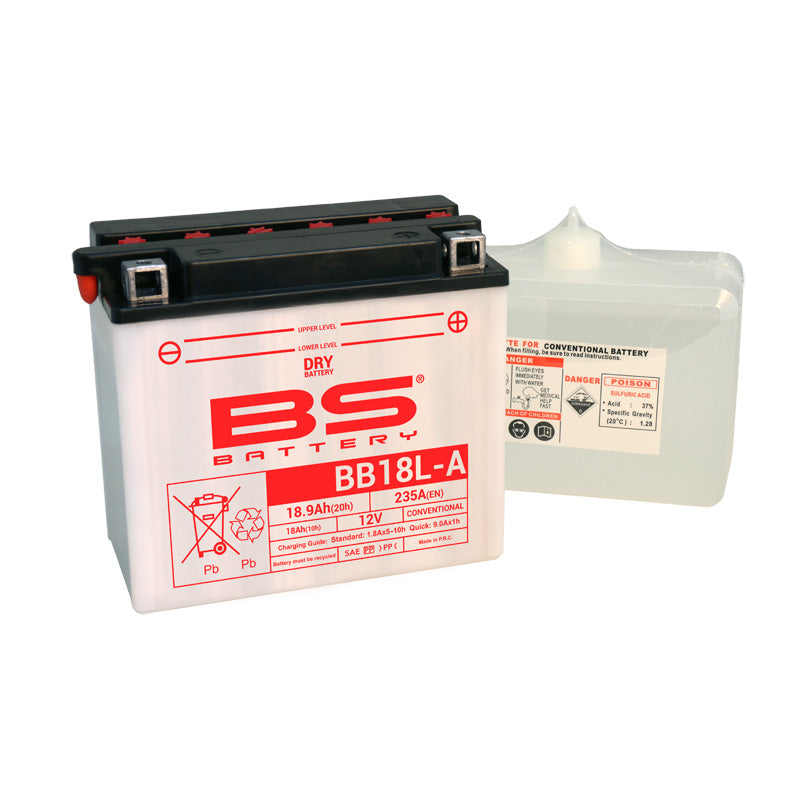 BS BATTERY BS DRY - BB18L-A  (WITH ACID PACK) (YB18L-A) YB18L-A