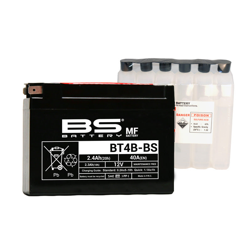 BS BATTERY BS MF - BT4B-BS (YT4B-BS) YT4B-BS