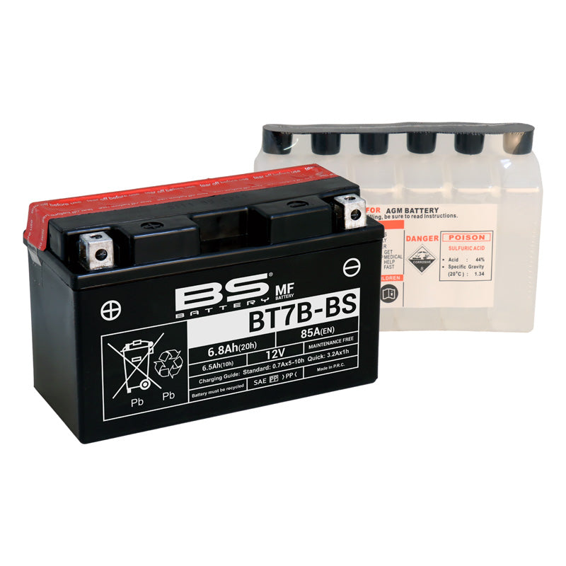 BS BATTERY BS MF - BT7B-BS (YT7B-BS) YT7B-BS
