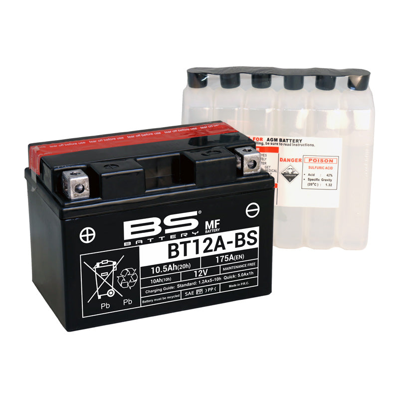 BS BATTERY BS MF - BT12A-BS (YT12A-BS) YT12A-BS