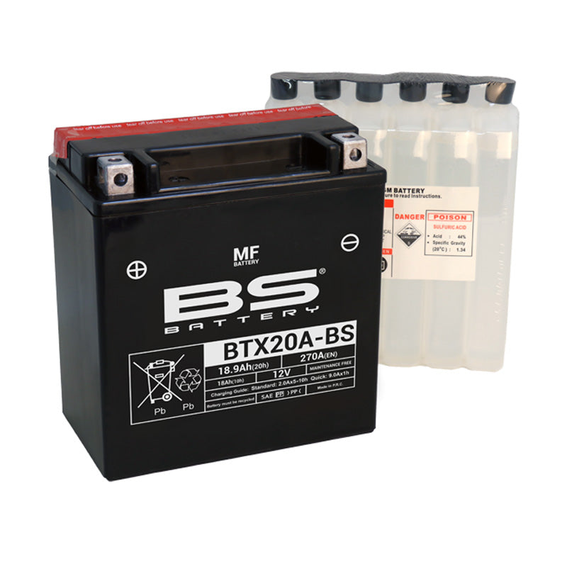 BS BATTERY BS MF - BTX20A-BS (YTX20A-BS) YTX20A-BS