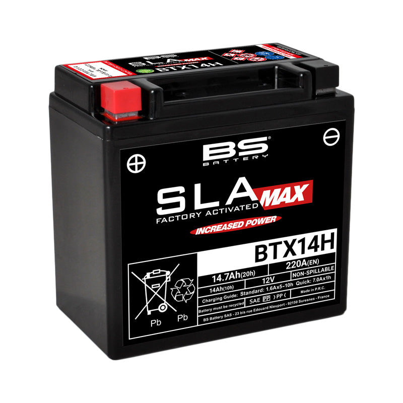 BS BATTERY BS SLA MAX - BTX14AH (FA) (YTX14AH) 300863