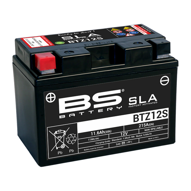 BS BATTERY BS SLA - BTZ12S (FA) (YTZ12S) YTZ12S