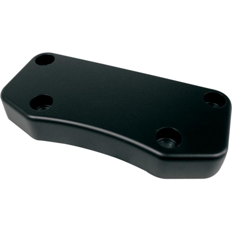 WILD 1 1" SMOOTH HANDLEBAR CLAMP BLK W/HOLES 0603-0269