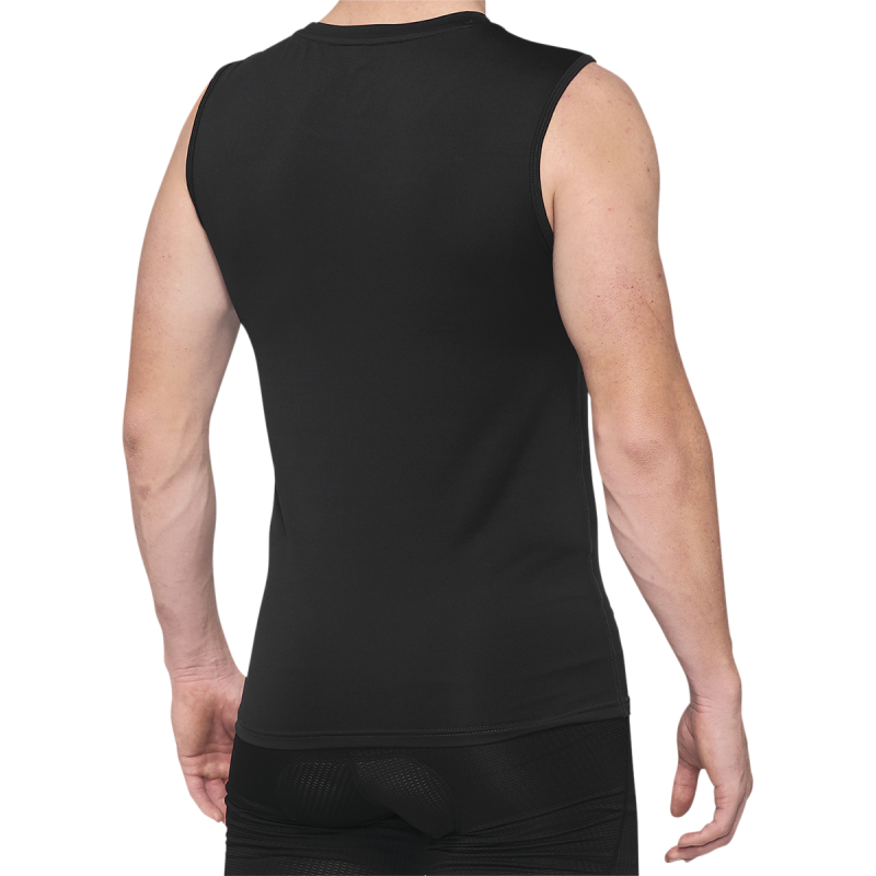 100% BASECAMP SLEEVELESS BASE LAYER BLACK XLG 40046-00003