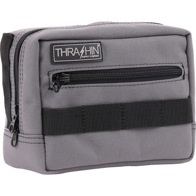 THRASHIN SUPPLY CO. BAG HANDLEBAR TSC GRAY THB-0016