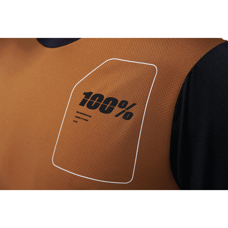 100% RIDECAMP JERSEY TERRACOTTA/BLACK SM 40027-00015