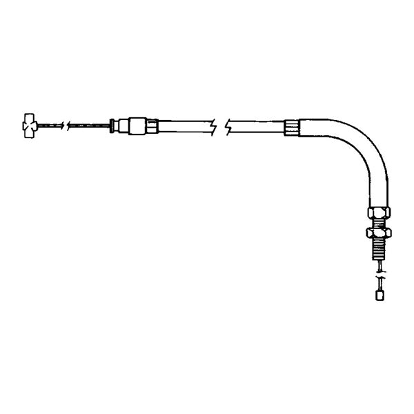 KIMPEX THROTTLE CABLE SINGLE UNIV MIKUNI 36-38 05-138-01