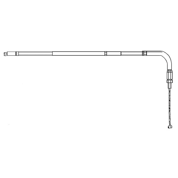 KIMPEX THROTTLE CABLE SINGLE W/O INJ YAM 8CR-26311-01