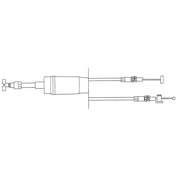 KIMPEX THROTTLE CABLE SINGLE W/INJ POL 7080867