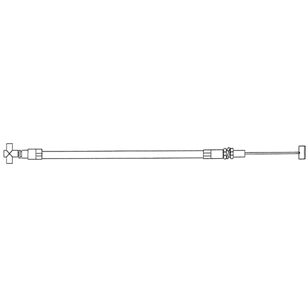 KIMPEX THROTTLE CABLE SINGLE W/O INJ POL 7080770