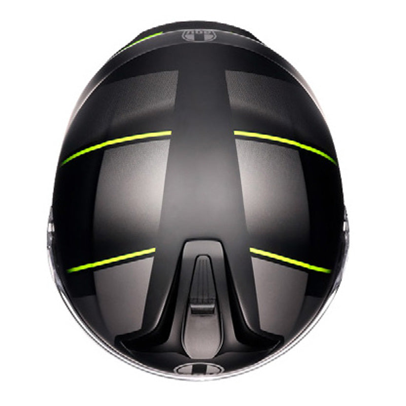 AGV TOURMODULAR PERCEPTION BLACK/GREY/YELLOW FLUO (M) 211251E2OY102M