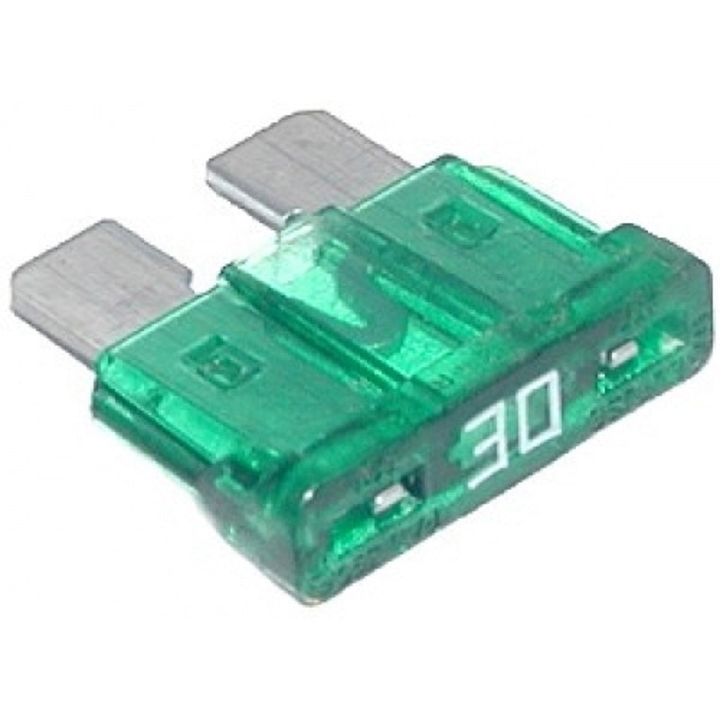 ITL BLADE FUSE 30 AMPERE 10 PCS B/PCK GREEN. 060930