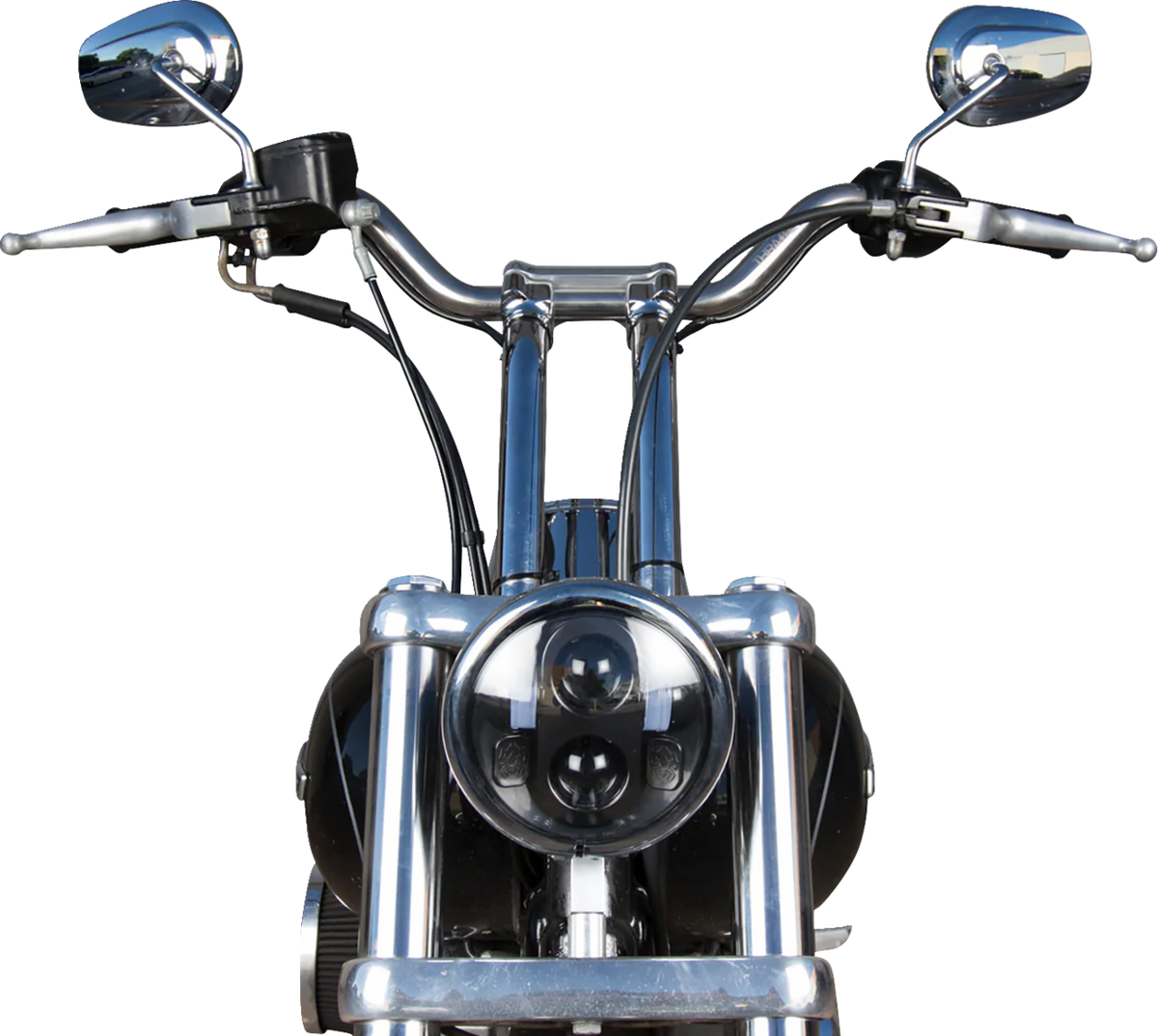 THRASHIN SUPPLY CO. MID BEND HANDLEBAR- '24 + UP TOURING, BLACK TSC-2804-1