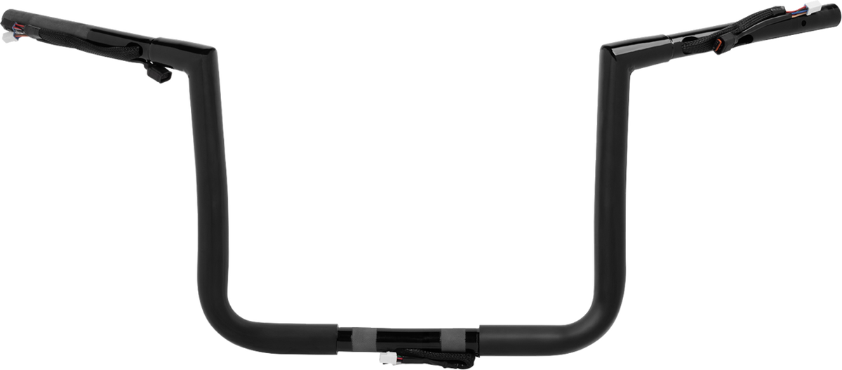 LA CHOPPERS HANDLEBAR TWIN PEAKS PRE-WIRED 1.25 12B FLH 24 LA-7367-12BW