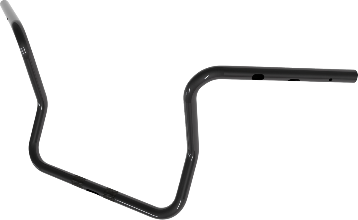 MAGNUM 1-1/4" CALIBER HANDLEBAR - APE HANGER - BAGGER - 12" - BLK 4HB-2212