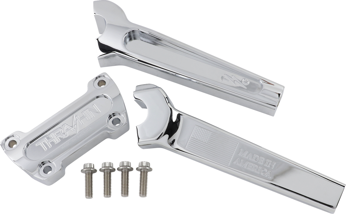 THRASHIN SUPPLY CO. RISER 8" STRGHT CHR TSC-8000-3