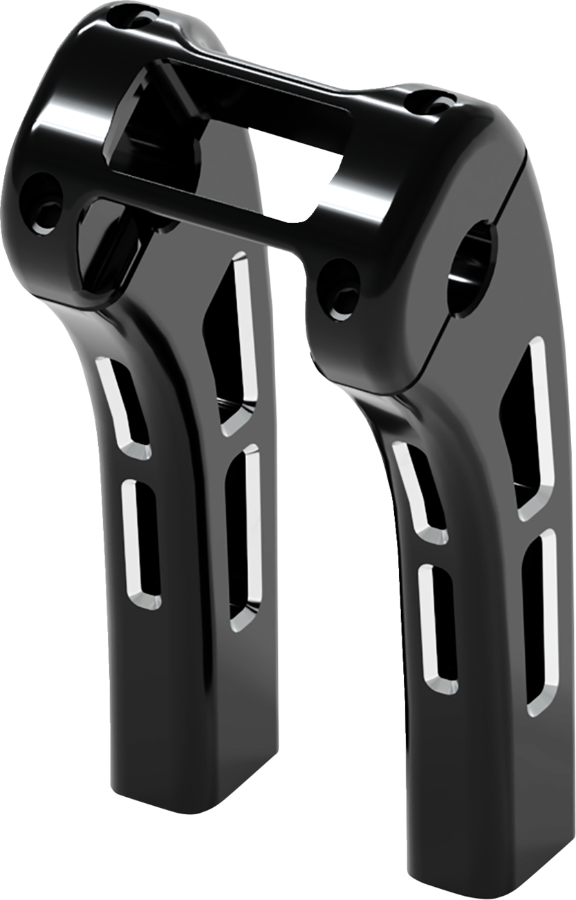 MAGNUM GHOST RISERS - SOFTAIL DISPLAY CLAMP - 8" - BLACK 2R-0108
