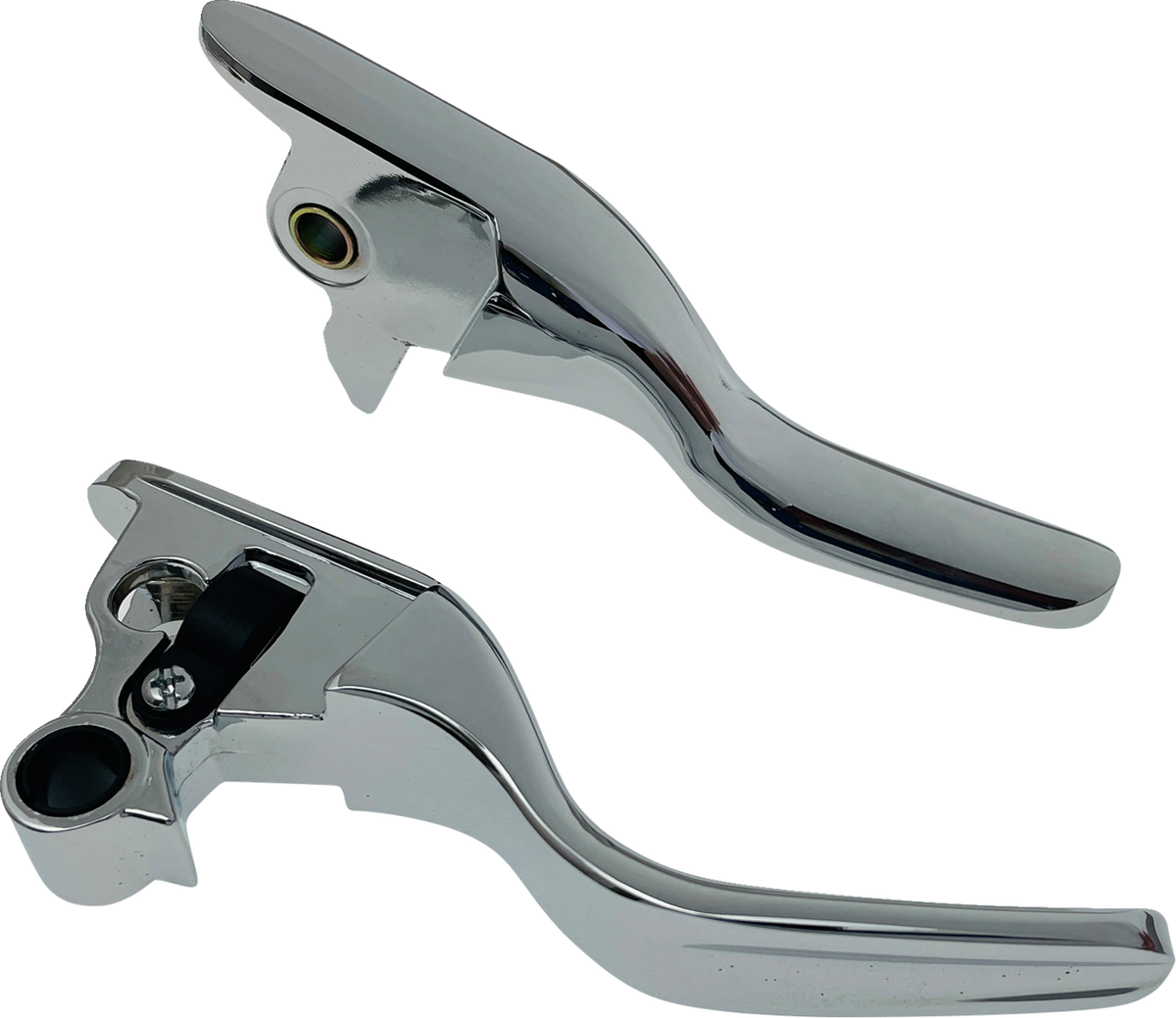 DRAG SPECIALTIES LEVER SET SHORT CHROME 18-23 SOFTAIL H07-0593S