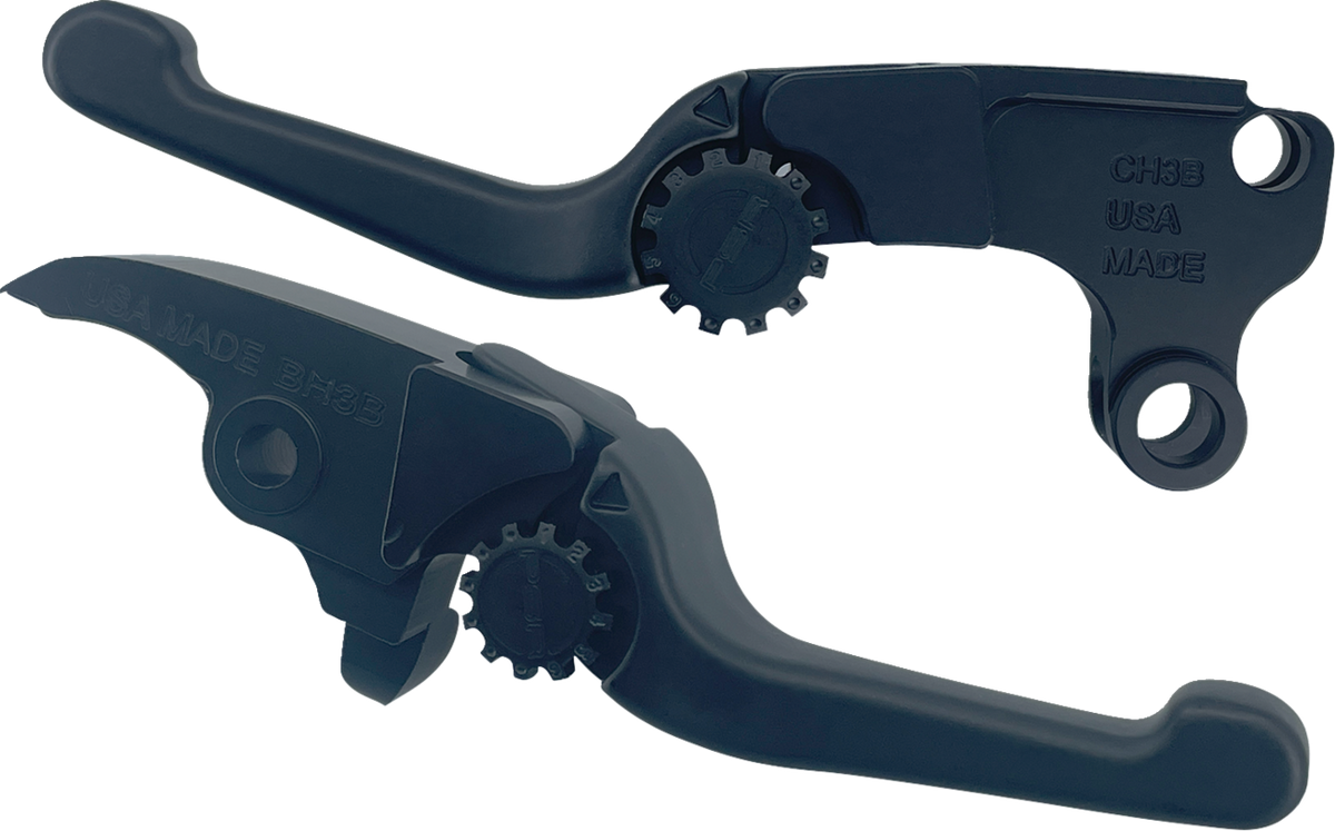 POWERSTANDS RACING LEVER SET HD ANTHEM SHORT BK 12-01667-22