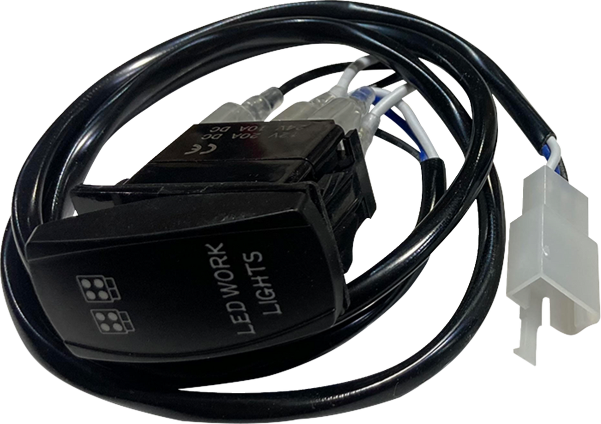 BRITE-LITES WIRING HARNESS ROCKER SWITCH, CABLE W/ CONNECTOR BL-WHSW2