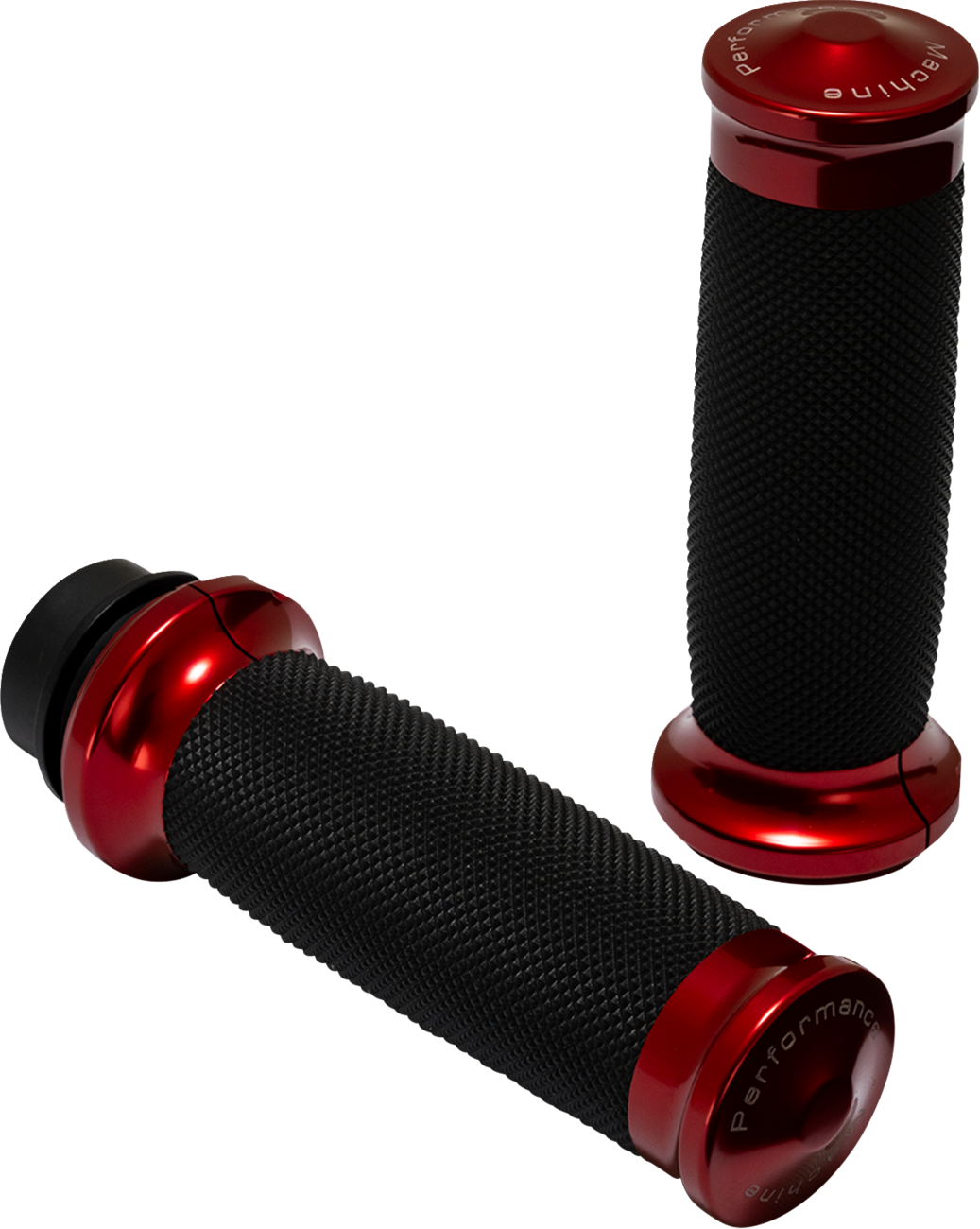 PERFORMANCE MACHINE CONTOUR HANDLE GRIP SET, RED 0063-2104M-R