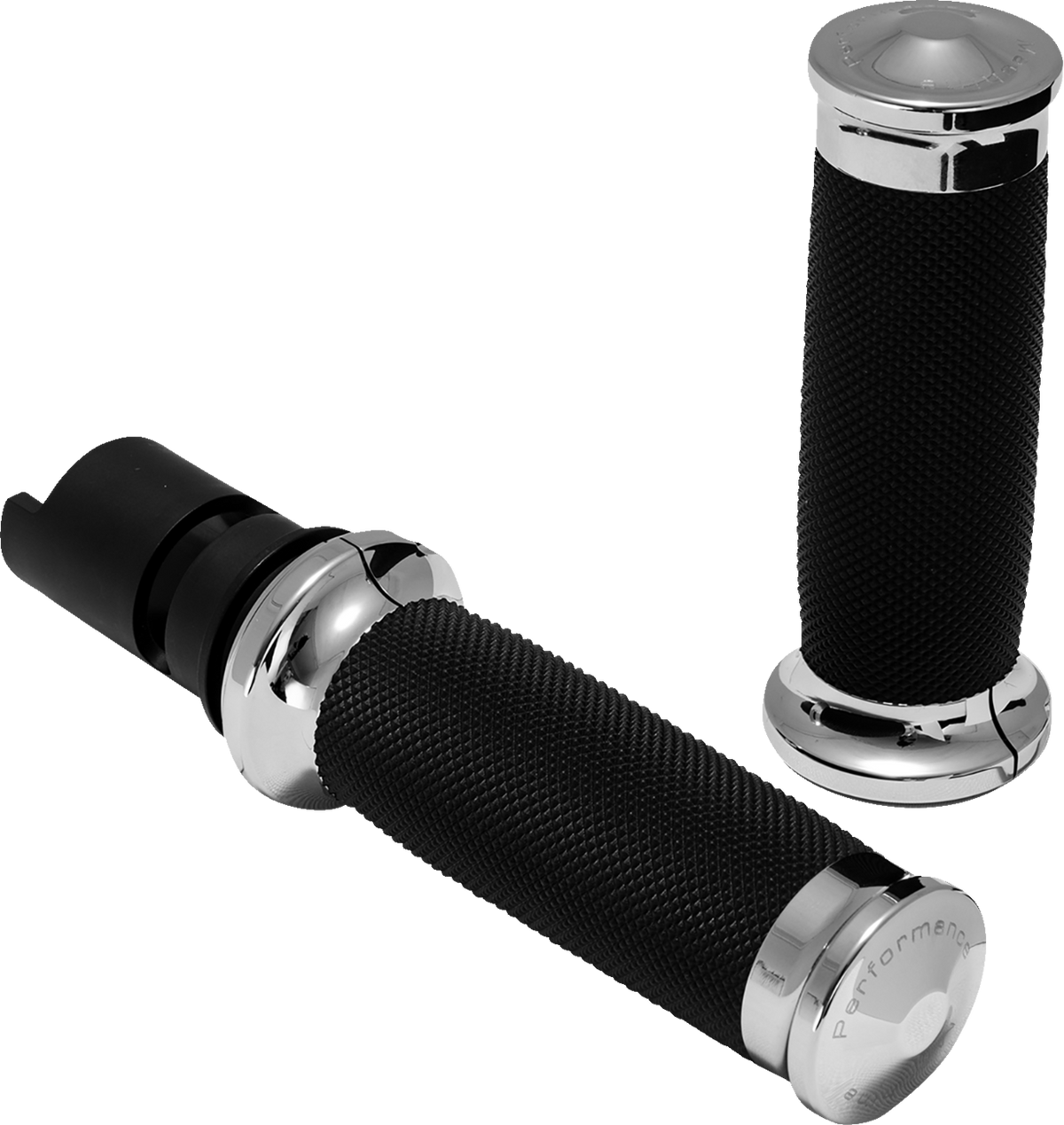 PERFORMANCE MACHINE CONTOUR HANDLE GRIP SET, CHROME 0063-2105M-CH