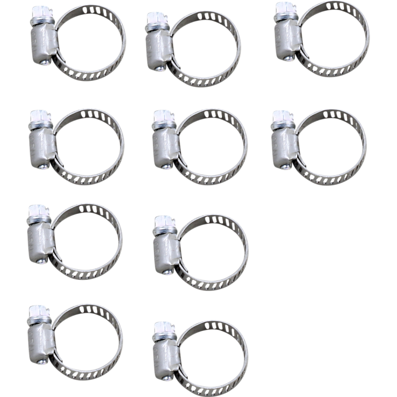 DRAG SPECIALTIES STAINLESS MINI-CLAMP 10PK DRAG 2152