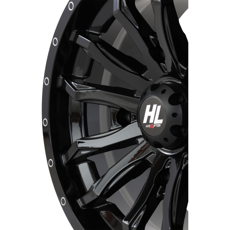 HIGHLIFTER HL21 ALLOY 14X7 4/156 4+3 (+10MM)  GLOSS BLACK W1 14HL21-1256