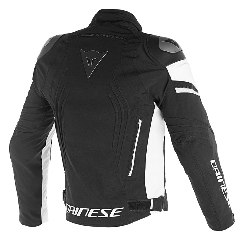 DAINESE RACING 3 D-DRY JACKET BLACK/BLACK/WHITE 1654605-948-52