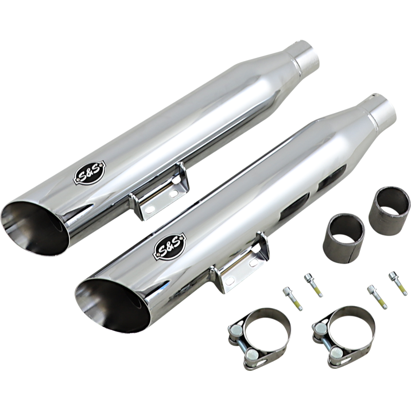 S&S CYCLE MUFFLER S/C CHR 50S FLHC 550-0756B