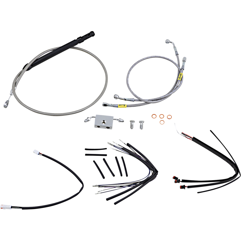 BURLY BRAND CONTROL KIT - 16" GORILLA HANDLEBARS - STAINLESS B30-1244