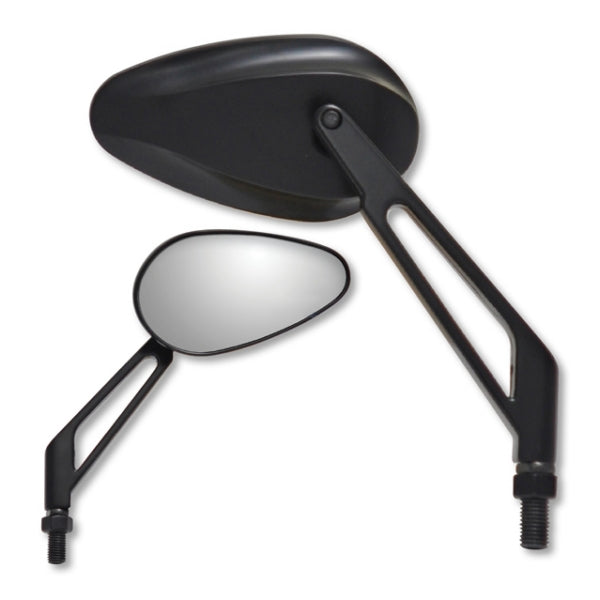 KENSEAN MIRROR X-TREME MINI TEAR DROP SHORT BK 942051B