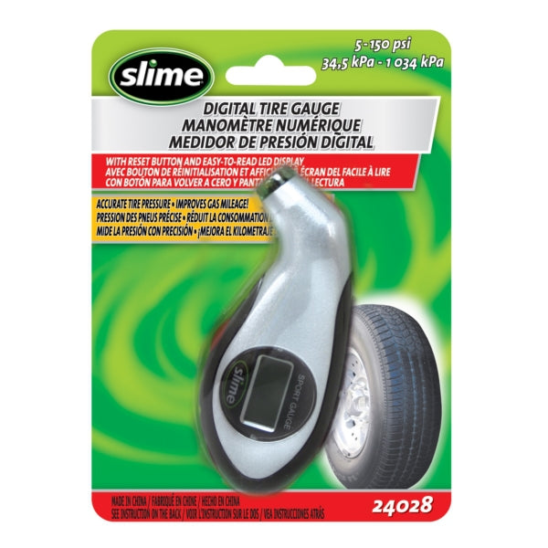 SLIME GAUGE DIGITAL 5-150PSI 24028