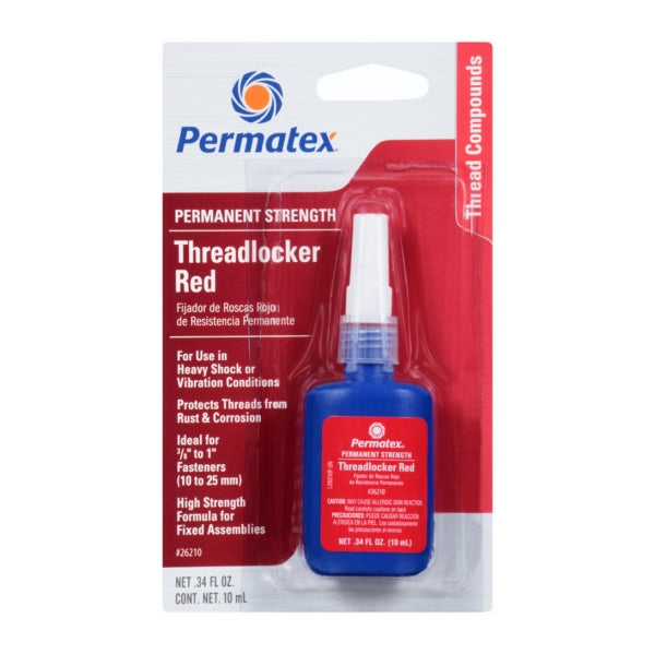 PERMATEX LOCKER THREAD RD HIGH STRENGTH 10ML 26210