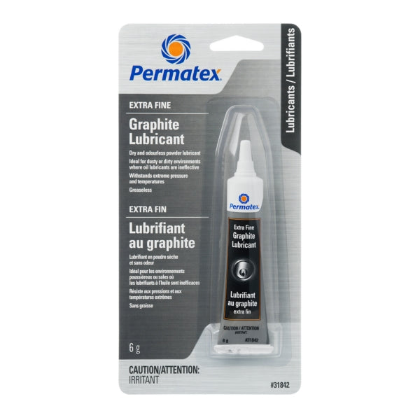 PERMATEX LUBRICANT W/GRAPHITE EXTRA-FINE 6G 31842