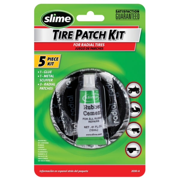 SLIME TIRE PATCH KIT W/GLUE 24016
