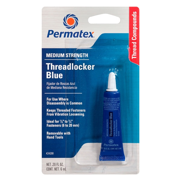 PERMATEX THREADLOCKER BL MEDIUM STRENGTH 6ML 24209