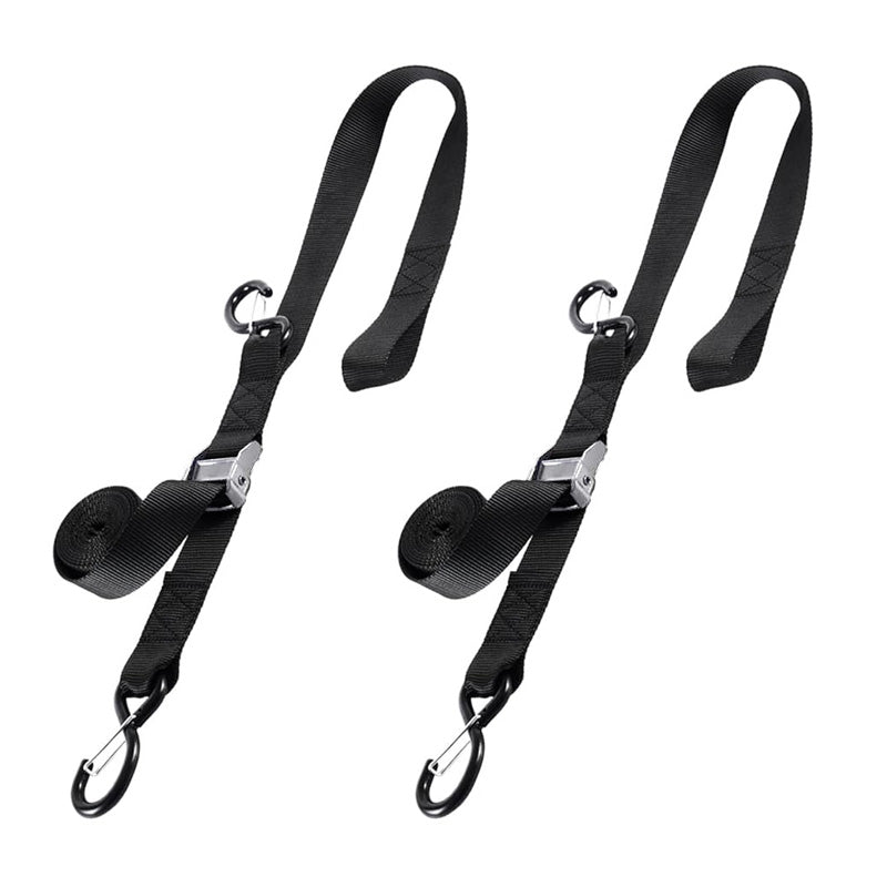ITL TIE-DOWN 1.5 W/SOFT LOOP AND SECURE HOOKS BLACK PA 072307