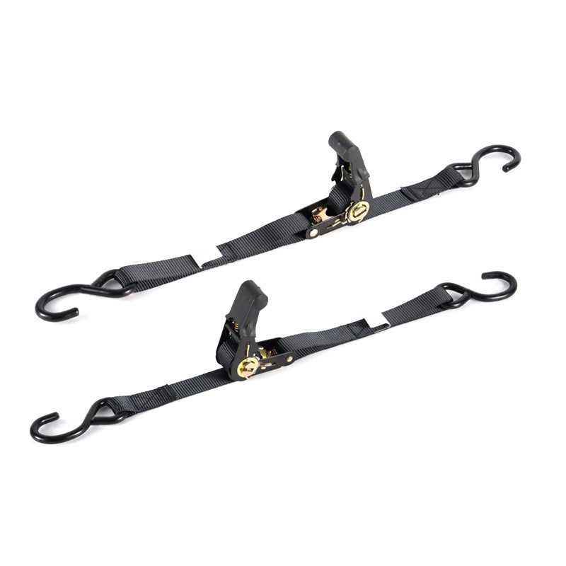 ITL TIE-DOWN RATCHET 1''X6' BLACK PAIR 072308