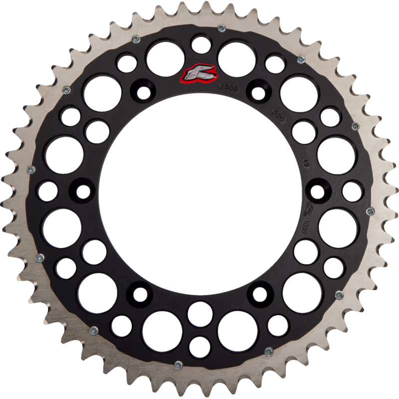 RENTHAL RENTHAL TWINRING SPROCKET 1500-520-49GP BLACK 1500-520-49GPBK